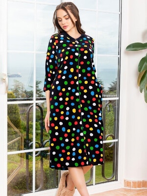 Купить Велюровый халат на молнии COCOON O22-1309 в Украина в Lingerie.ua - Одяг для дому та відпочинку, Фото 5