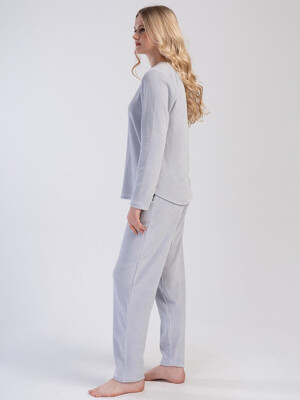 Купить Велюровый комплект с длинным рукавом VIENETTA 4030820000 в Украина в Lingerie.ua - Одяг для дому та відпочинку, Фото 2