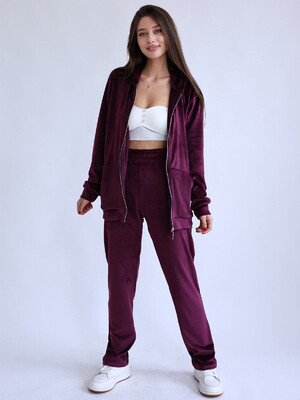 Купить Женский велюровый костюм с зип худи LINGERIE 170729 в Украина в Lingerie.ua - Одяг для дому та відпочинку, Фото 5