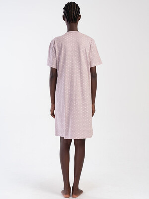 Купить Хлопковая ночная сорочка с коротким рукавом VIENETTA 3114010110 в Украина в Lingerie.ua - Одяг для дому та відпочинку, Фото 3