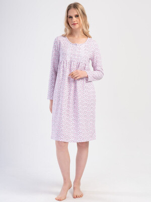Купить Байкова нічна сорочка з довгим рукавом VIENETTA 1617110445 в Украина
