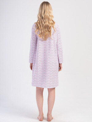 Купить Байковая ночная сорочка с длинным рукавом VIENETTA 1617110445 в Украина в Lingerie.ua - Одяг для дому та відпочинку, Фото 5