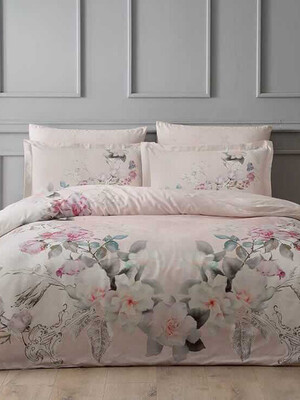 Купить Двуспальный комплект постельного белья TAC Digital Saten Mosca в Украина в Lingerie.ua - Одяг для дому та відпочинку, Фото 1