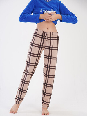 Купить Хлопковые домашние женские брюки VIENETTA 3040995372 в Украина в Lingerie.ua - Одяг для дому та відпочинку, Фото 1