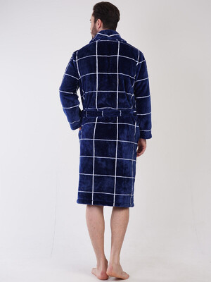 Купить Теплый мужской халат из велсофта VIENETTA MAN 3100800128 в Украина в Lingerie.ua - Одяг для дому та відпочинку, Фото 6