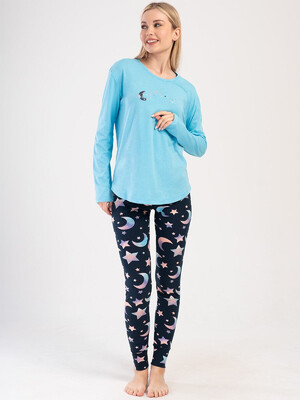 Хлопковый домашний комплект с брюками VIENETTA 4032756957