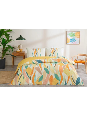 Купить Двуспальный комплект постельного белья из ранфорса с простыней на резинке TAC Joey в Украина в Lingerie.ua - Одяг для дому та відпочинку, Фото 2