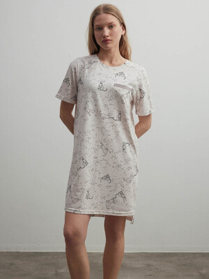 Купить Бавовняна туніка з коротким рукавом HAYS 40263 в Украина в Lingerie.ua - Одяг для дому та відпочинку, Фото 2