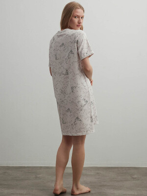 Купить Бавовняна туніка з коротким рукавом HAYS 40263 в Украина в Lingerie.ua - Одяг для дому та відпочинку, Фото 3