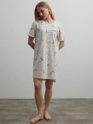 Купить Бавовняна туніка з коротким рукавом HAYS 40263 в Украина в Lingerie.ua - Одяг для дому та відпочинку, Фото 4