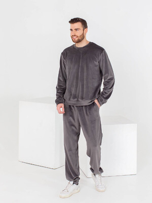 Купить Велюровый мужской костюм LNGR 170645 в Украина в Lingerie.ua - Одяг для дому та відпочинку, Фото 2