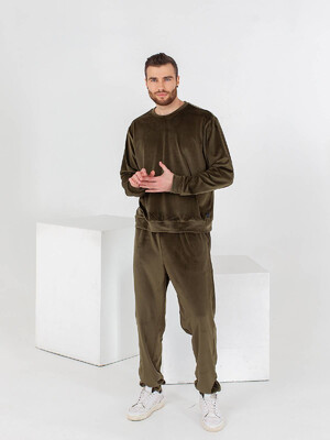 Купить Велюровый мужской костюм LNGR 170645 в Украина в Lingerie.ua - Одяг для дому та відпочинку, Фото 6