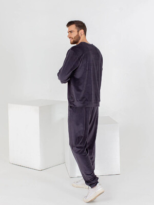 Купить Велюровый мужской костюм LNGR 170645 в Украина в Lingerie.ua - Одяг для дому та відпочинку, Фото 7