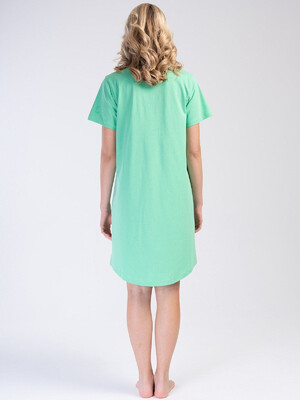 Купить Хлопковая домашняя туника с коротким рукавом VIENETTA 3120850000 в Украина в Lingerie.ua - Одяг для дому та відпочинку, Фото 2