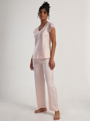 Купить Шелковый комплект с брюками VIENETTA SATEEN 1612205092  в Украина в Lingerie.ua - Одяг для дому та відпочинку, Фото 2