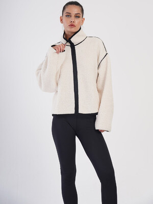 Купить Меховая короткая женская куртка VIENETTA PLUS 4051150000 в Украина в Lingerie.ua - Одяг для дому та відпочинку, Фото 8