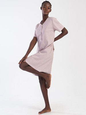 Купить Хлопковая ночная сорочка большого размера VIENETTA 3114020110 в Украина в Lingerie.ua - Одяг для дому та відпочинку, Фото 3