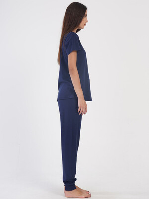 Купить Хлопковый комплект из футболки и брюк VIENETTA 4051890000 в Украина в Lingerie.ua - Одяг для дому та відпочинку, Фото 5