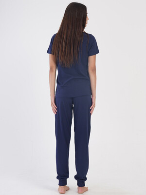 Купить Хлопковый комплект из футболки и брюк VIENETTA 4051890000 в Украина в Lingerie.ua - Одяг для дому та відпочинку, Фото 7