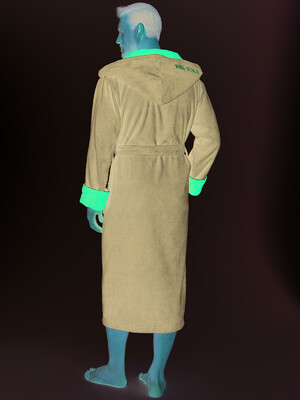 Купить Махровый халат мужской с капюшоном NUSA 1305 в Украина в Lingerie.ua - Одяг для дому та відпочинку, Фото 2