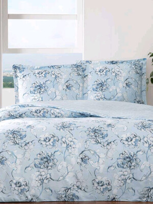 Купить Двуспальный комплект постельного белья TAC Saten Minna в Украина