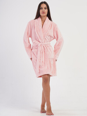 Купить Теплый плюшевый женский халат VIENETTA 4031190183 в Украина в Lingerie.ua - Одяг для дому та відпочинку, Фото 4