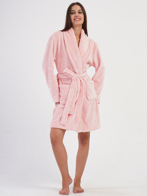 Купить Теплый плюшевый женский халат VIENETTA 4031190183 в Украина в Lingerie.ua - Одяг для дому та відпочинку, Фото 6