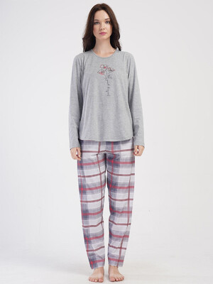 Купить Хлопковый домашний комплект с длинным рукавом VIENETTA 4040570943 в Украина в Lingerie.ua - Одяг для дому та відпочинку, Фото 8