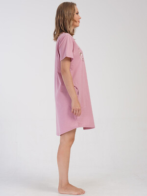 Купить Хлопковая туника большого размера с коротким рукавом VIENETTA 4053520000 в Украина в Lingerie.ua - Одяг для дому та відпочинку, Фото 5