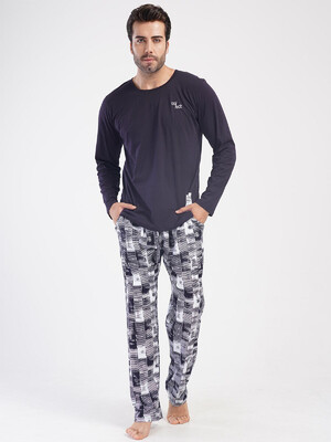 Купить Хлопковый домашний костюм с длинным рукавом VIENETTA MAN 4032430258 в Украина в Lingerie.ua - Одяг для дому та відпочинку, Видео