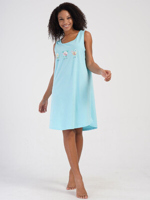 Купить Бавовняна туніка великого розміру без рукавів VIENETTA 4070600000 в Украина в Lingerie.ua - Одяг для дому та відпочинку, Фото 13