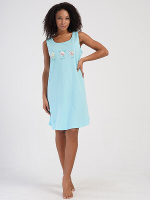 Купить Бавовняна туніка великого розміру без рукавів VIENETTA 4070600000 в Украина в Lingerie.ua - Одяг для дому та відпочинку, Фото 11