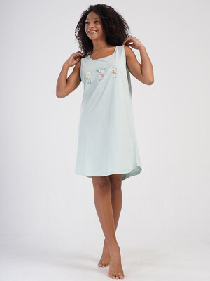 Купить Бавовняна туніка великого розміру без рукавів VIENETTA 4070600000 в Украина в Lingerie.ua - Одяг для дому та відпочинку, Фото 8