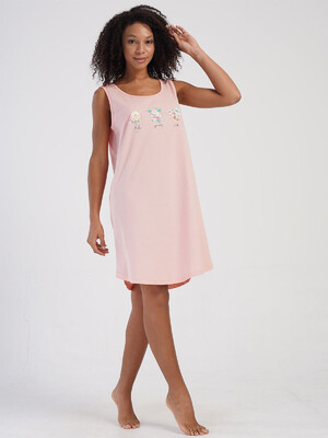 Купить Бавовняна туніка великого розміру без рукавів VIENETTA 4070600000 в Украина в Lingerie.ua - Одяг для дому та відпочинку, Фото 6