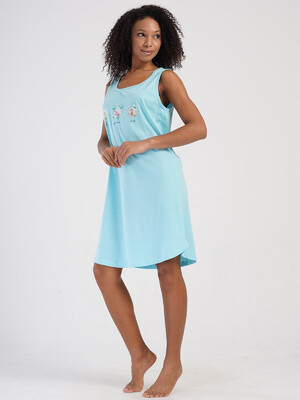 Купить Бавовняна туніка великого розміру без рукавів VIENETTA 4070600000 в Украина в Lingerie.ua - Одяг для дому та відпочинку, Фото 5