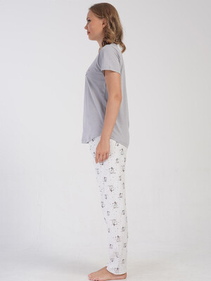 Купить Хлопковый домашний комплект с коротким рукавом VIENETTA 4081015802 в Украина в Lingerie.ua - Одяг для дому та відпочинку, Фото 3