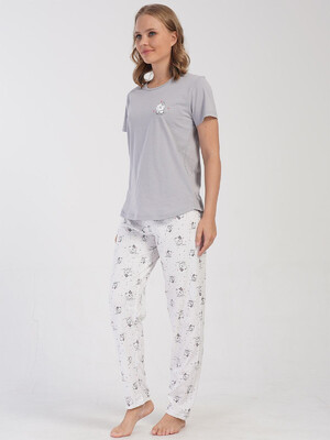 Купить Хлопковый домашний комплект с коротким рукавом VIENETTA 4081015802 в Украина в Lingerie.ua - Одяг для дому та відпочинку, Фото 6