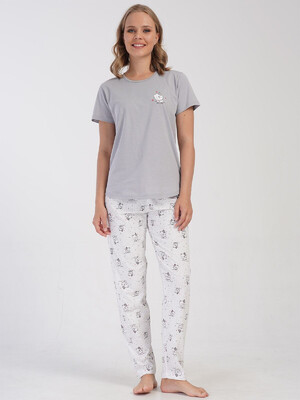 Купить Хлопковый домашний комплект с коротким рукавом VIENETTA 4081015802 в Украина в Lingerie.ua - Одяг для дому та відпочинку, Фото 7