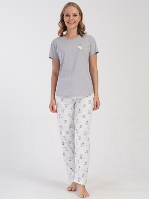 Купить Хлопковый домашний комплект с коротким рукавом VIENETTA 4081015802 в Украина в Lingerie.ua - Одяг для дому та відпочинку, Фото 9