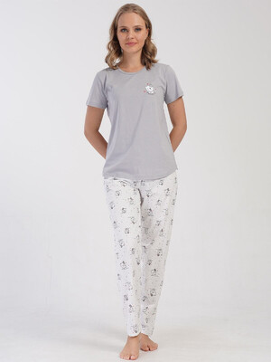 Купить Хлопковый домашний комплект с коротким рукавом VIENETTA 4081015802 в Украина в Lingerie.ua - Одяг для дому та відпочинку, Фото 10