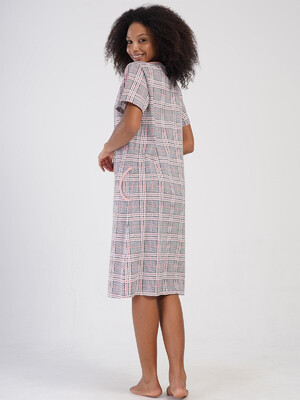 Купить Хлопковый халат на молнии VIENETTA 4070912057 в Украина в Lingerie.ua - Одяг для дому та відпочинку, Фото 2