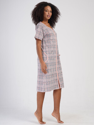 Купить Хлопковый халат на молнии VIENETTA 4070912057 в Украина в Lingerie.ua - Одяг для дому та відпочинку, Фото 5