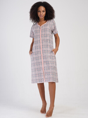 Купить Хлопковый халат на молнии VIENETTA 4070912057 в Украина в Lingerie.ua - Одяг для дому та відпочинку, Фото 6