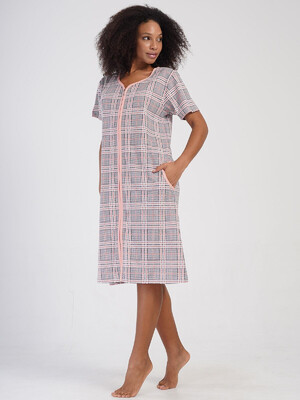 Купить Хлопковый халат на молнии VIENETTA 4070912057 в Украина в Lingerie.ua - Одяг для дому та відпочинку, Фото 8