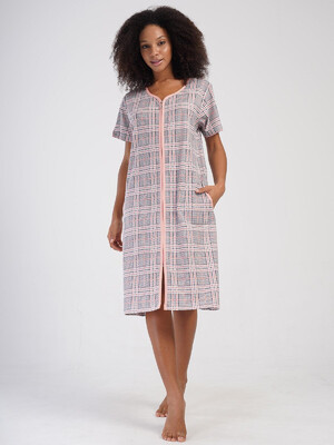 Купить Хлопковый халат на молнии VIENETTA 4070912057 в Украина в Lingerie.ua - Одяг для дому та відпочинку, Фото 9