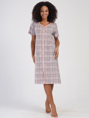 Купить Хлопковый халат на молнии VIENETTA 4070912057 в Украина в Lingerie.ua - Одяг для дому та відпочинку, Фото 10