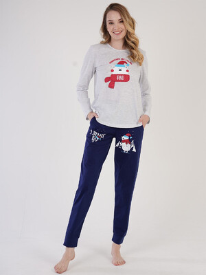 Купить Бавовняний домашній комплект з довгим рукавом VIENETTA 3032860000 в Украина в Lingerie.ua - Одяг для дому та відпочинку, Фото 8