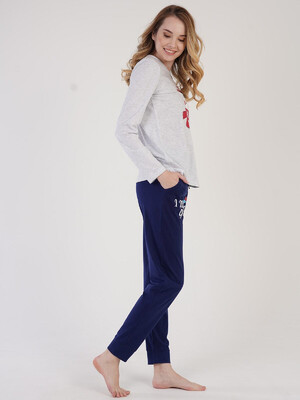 Купить Бавовняний домашній комплект з довгим рукавом VIENETTA 3032860000 в Украина в Lingerie.ua - Одяг для дому та відпочинку, Фото 7