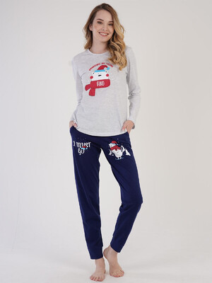 Купить Бавовняний домашній комплект з довгим рукавом VIENETTA 3032860000 в Украина в Lingerie.ua - Одяг для дому та відпочинку, Фото 4