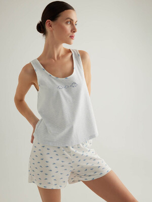 Купить Хлопковый комплект из майки и шорт HAYS 50115 в Украина в Lingerie.ua - Одяг для дому та відпочинку, Фото 9